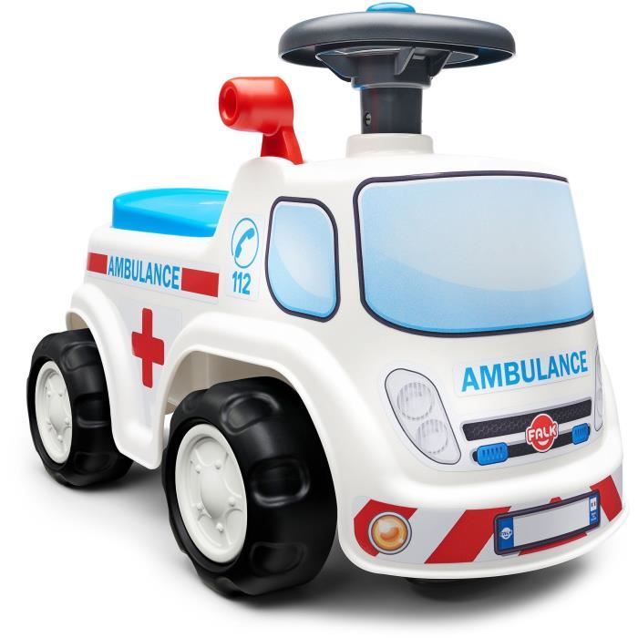 Falk Porteur enfant Ambulance 1 à 3 ans - Rouge pour garçon - vue 2