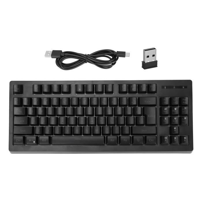Clavier Porte-clés 4 Touches Avec LED - Jouet De Décompression Mécanique Pour Adultes, Anti-stress