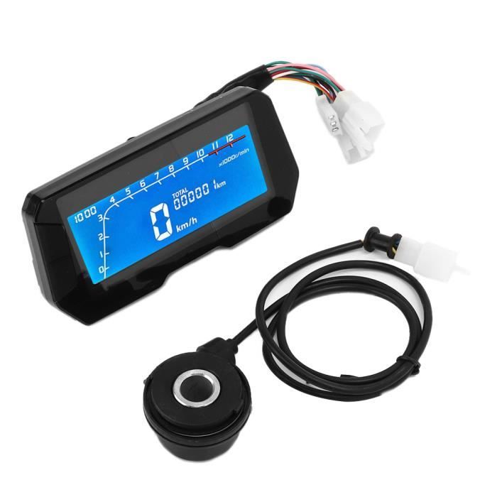 Compteur De Vitesse Numérique Moto YBR 125 - LCD, 12V, 12000 Tr/min, Avec Odomètre Et Jauge Carburant