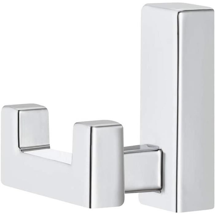 Gedotec Crochet Mural Rabattable | Patère Escamotable Pour Manteau, Vêtement, Serviette, Peignoir, Sac, Accessoires De Cuisine | Pour Salle De Bain, Vestiaire, Entrée, Chambre | Rangement Pliant