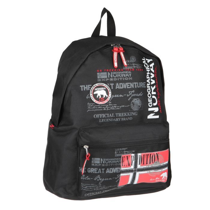 GEOGRAPHICAL NORWAY Sac Dos Borne Scolaire 1 Compartiment