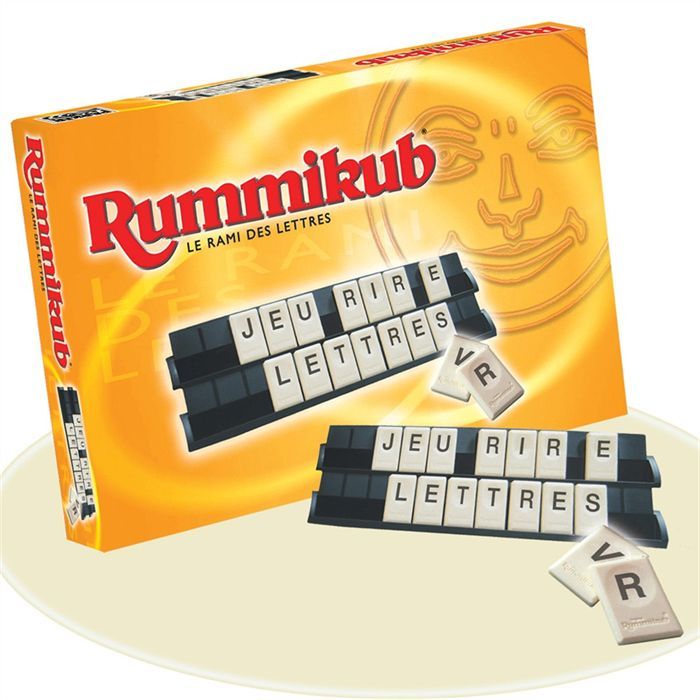 rummikub lettres jeu de societe de reflexion jeu educatif cdiscount jeux jouets