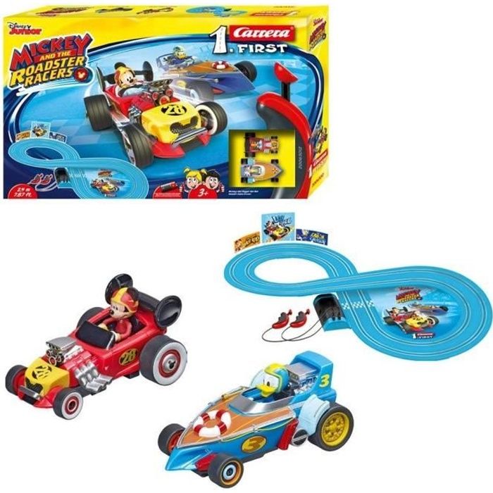 Circuit CARRERA FIRST Mickey Roadstar Racers - 2,4 m - Cdiscount Jeux -  Jouets