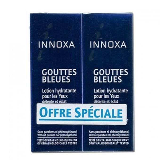 Comparer les prix de Innoxa Duo Gouttes Bleues Lotion pour les Yeux 2x10ml