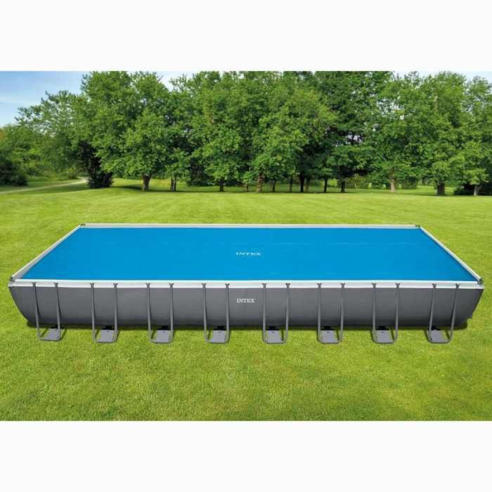 Intex Couverture solaire de piscine rectangulaire 975x488 cm couverture pour piscine bâche de piscine couvertures pour 3202857