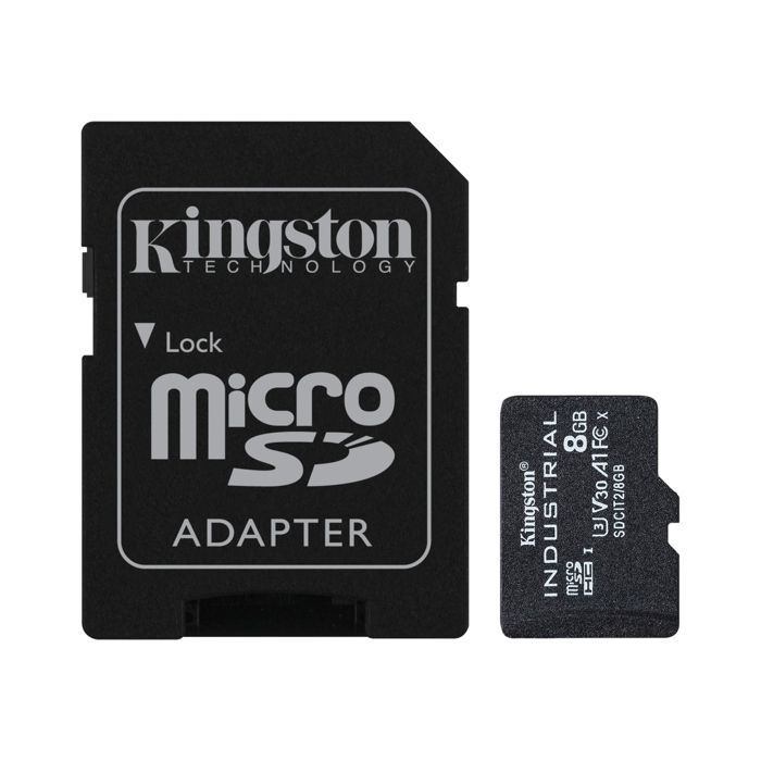Carte mémoire Micro SD - Kingston - 8 Go - C10 - A1 - Résistante aux conditions extrêmes