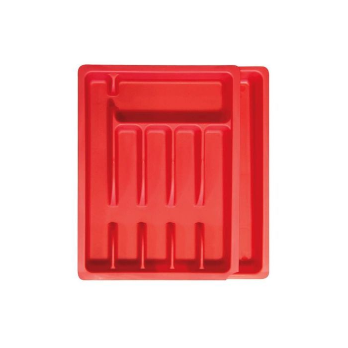 Range-couverts De Cuisine En Plastique Jaune - 32,5 X 20 Cm - Occasion