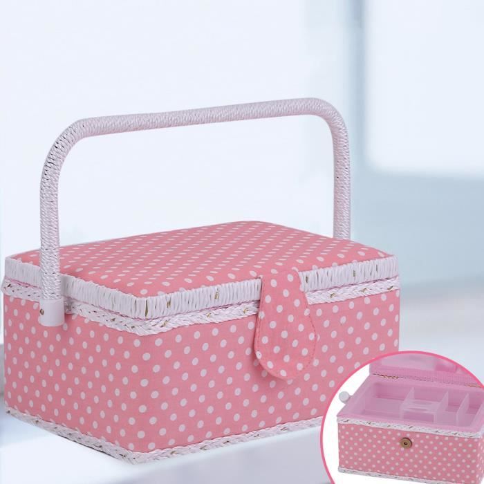 Necessaire De Couture Boite De Rangement De Menage Fait A La Main