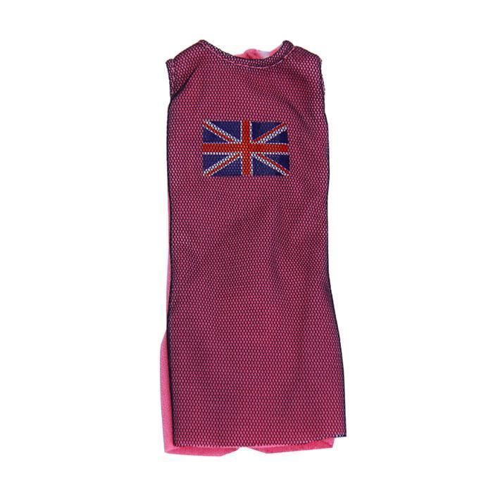 Tenue de poupée Rosie robe métallisée fuchsia Frisette - Le petit Souk