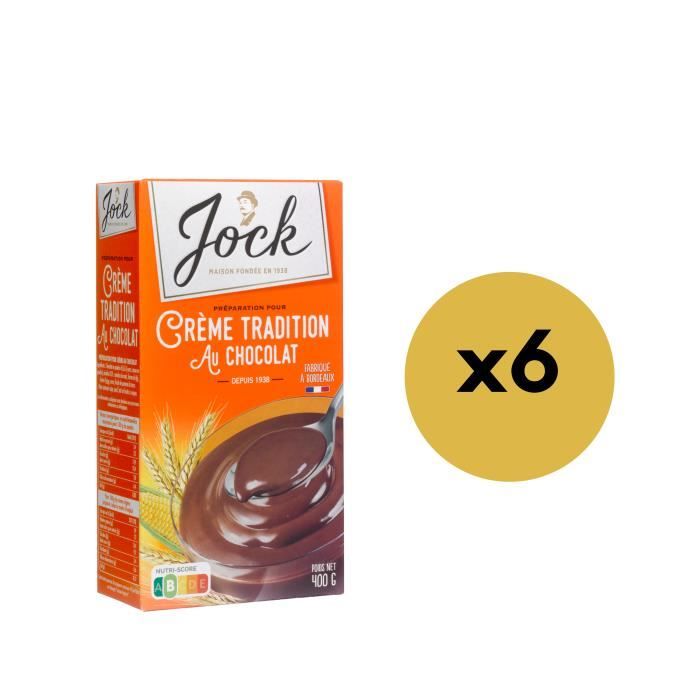 lot 6 cremes chocolat Tradition Maison Jock