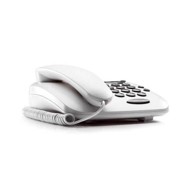 Téléphone - MOTOROLA - CT1 - Blanc - Simple & intuitif - Abordable