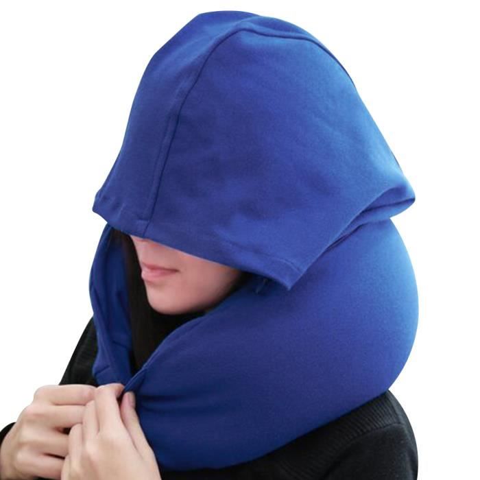Voyage A Capuche Col Capuche Appuie Tete Appui Voiture Train Avion