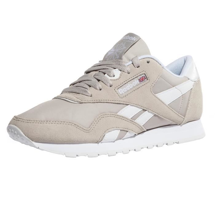 basket reebok beige