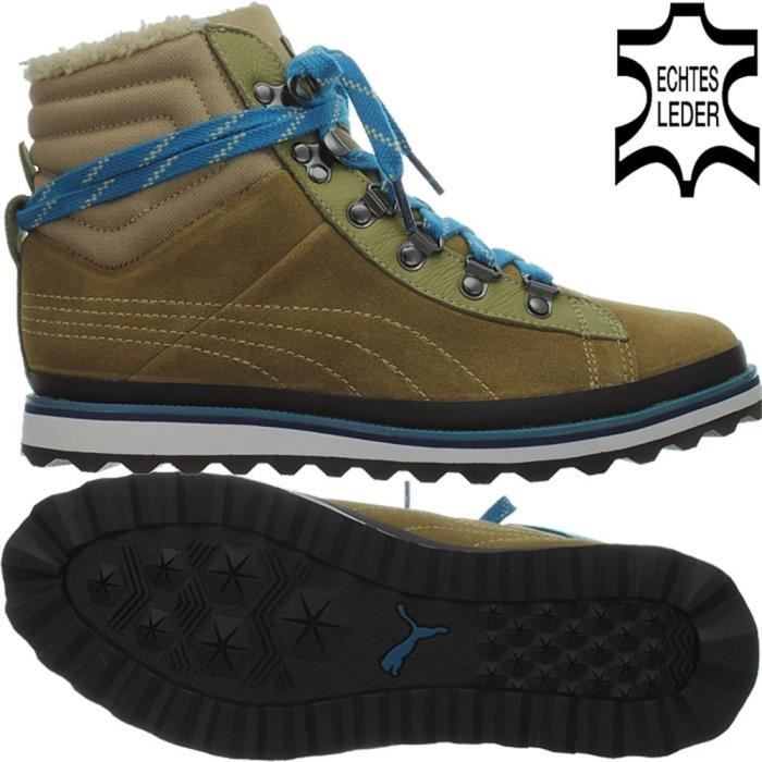 Chaussures Puma City Snow Boot Suede Wns Bleu Cdiscount Chaussures