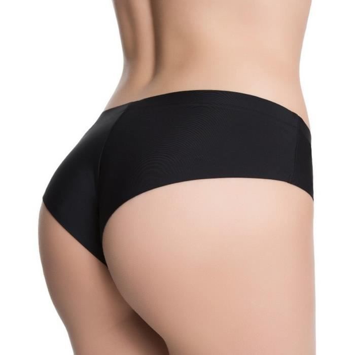 Slip Femme Coupe Bresilienne Bootie Noir Noir Cdiscount Pret A Porter
