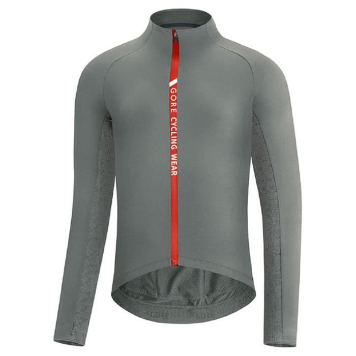 GORE veste de cyclisme en laine chaude pour hommes v tement de v lo thermique pais manches longues en