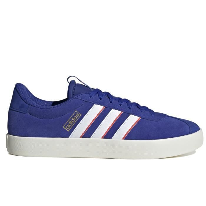 Adidas Chaussures Homme - ADIDAS VL Court 3.0 - Bleu - Talon Plat - Lacets