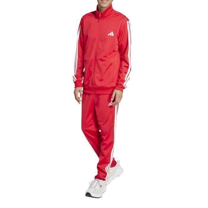 Adidas Survêtement pour Homme Basic 3-Stripes Tricot Rouge JX8731