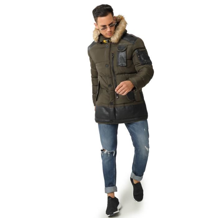 GEOGRAPHICAL NORWAY Doudoune BENDORF Kaki - Homme