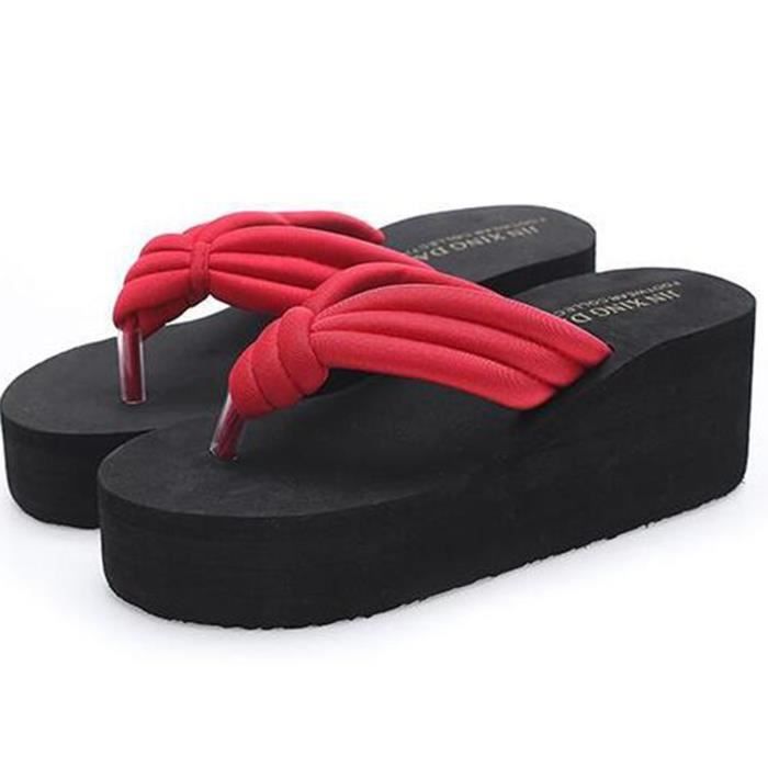 tongs plage femme