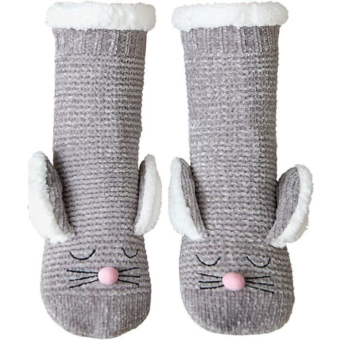 Chaussettes avec shop semelles antidérapantes