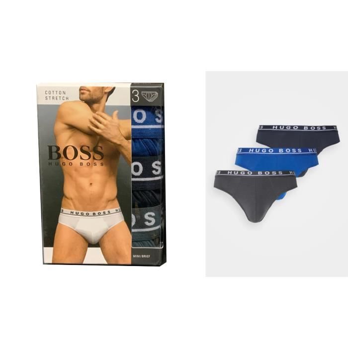 Hugo Boss 3 Pack Mini Brief Homme TRICOLOR Cdiscount Pret a Porter