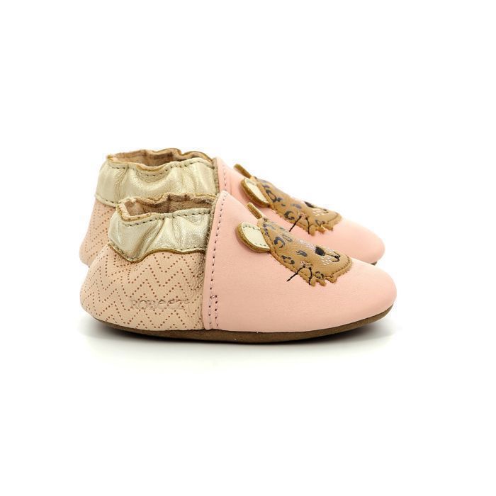 Roddeez ROBEEZ Chaussons Leopardo rose Rose - Cdiscount Chaussures