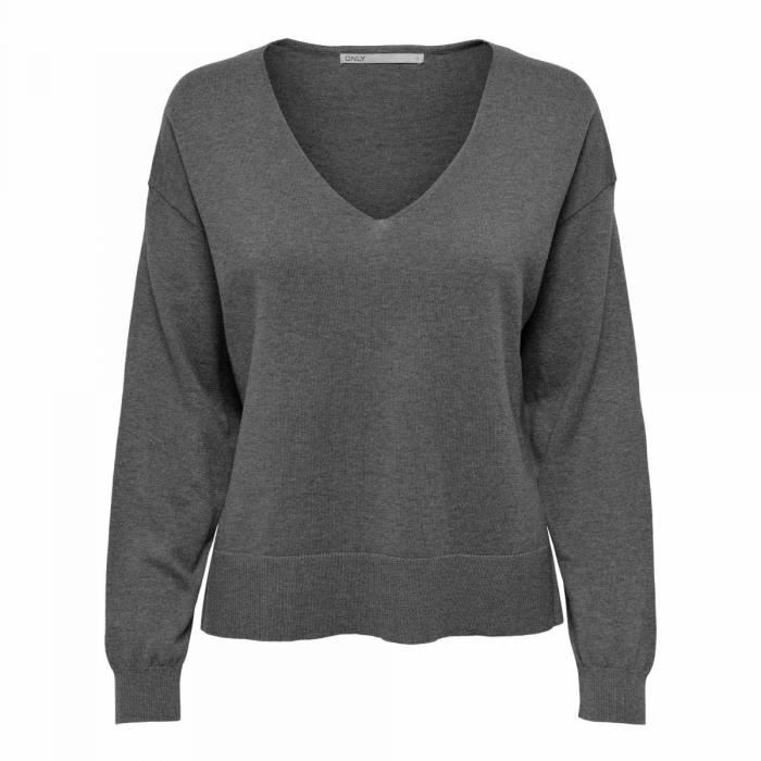 Seiveini Pull Femme Hiver Col V Manches Longues – Tricot Ample Doux Et Chaud, Élégant Décontracté Couleur Unie