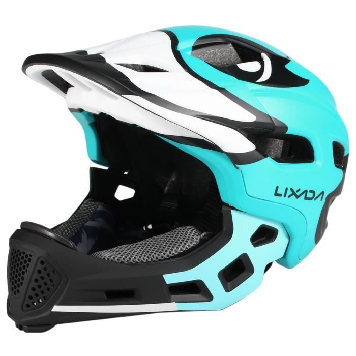 Casque Intégral VTT Vélo Cross BMX Freestyle Mat Black S