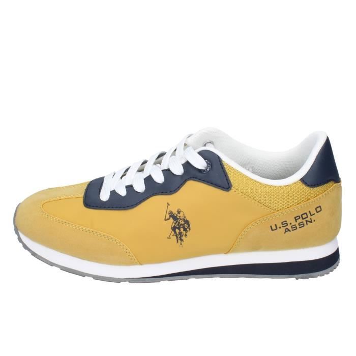 Baskets Homme Jaune en Daim synth tique U.S. POLO ASSN