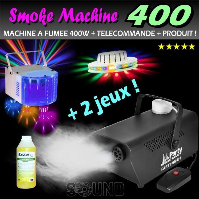 Pack Dj 2 Jeux De Lumiere Machine A Fumee 400w Produit Ideal Soiree Dansante Famille Anniversaire Enfant Ado Adulte Sono Mix Cdiscount Tv Son Photo