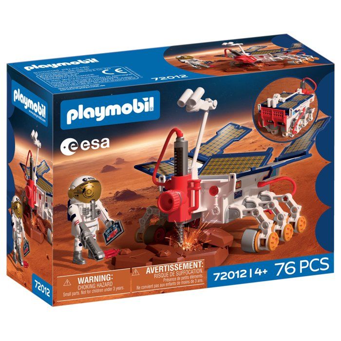 PLAYMOBIL 72012 Rover dexploration sur Mars de lESA Lespace 76 pièces dès 4 ans