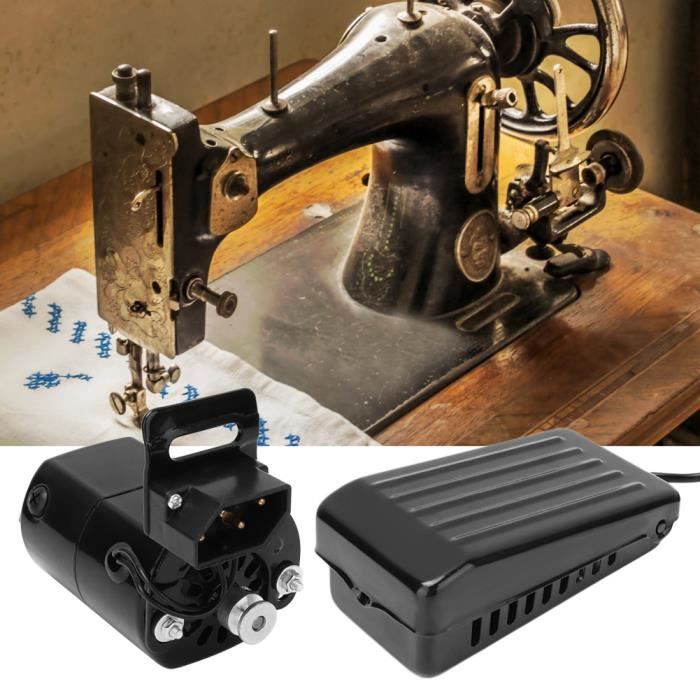 SALALIS Pédale de machine à coudre Moteur de machine à coudre et kit de pédales Pièces de