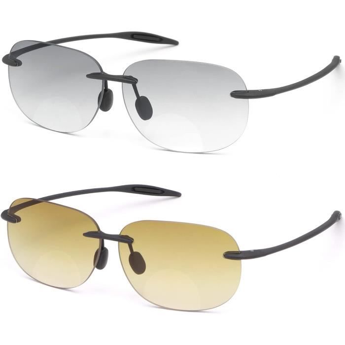 Lot De 2 Paires De Lunettes De Soleil Vintage Fun - Monture Acrylique Multicolore - Occasion Comme Neuves
