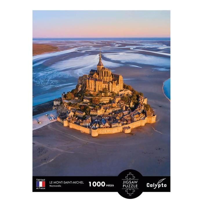 Puzzle 1000 pièces - Sentosphère - Le Mont-Saint-Michel - Paysage et nature  - Multicolore - Fabriqué en France - Cdiscount Jeux - Jouets