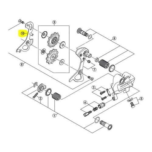 Porte poulies Interieur pour derailleur Shimano Dura Ace 7900 SS 10V Cdiscount Sport