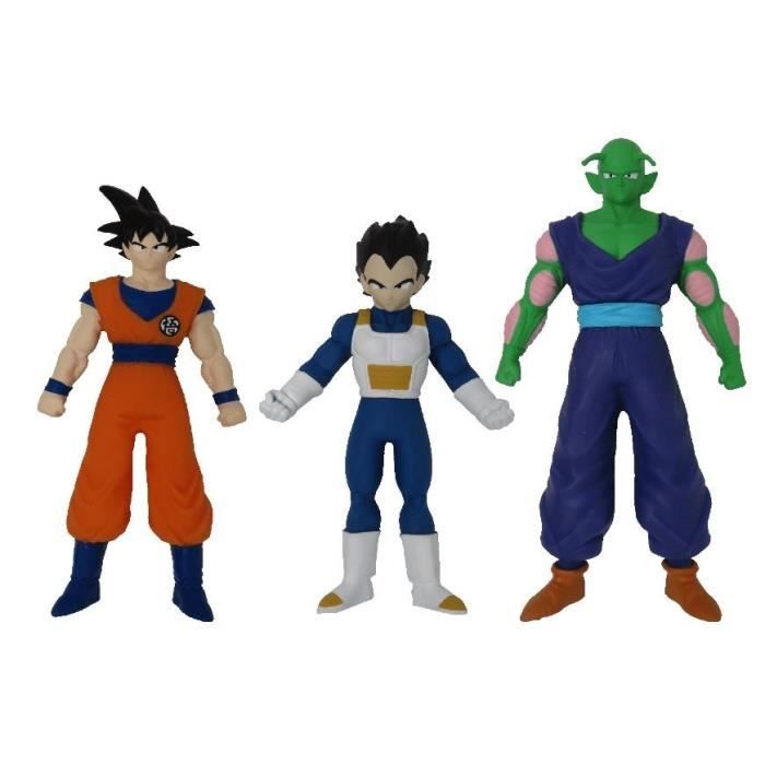 Figurine extensible DRAGON BALL Pack de 3 MONSTER FLEX