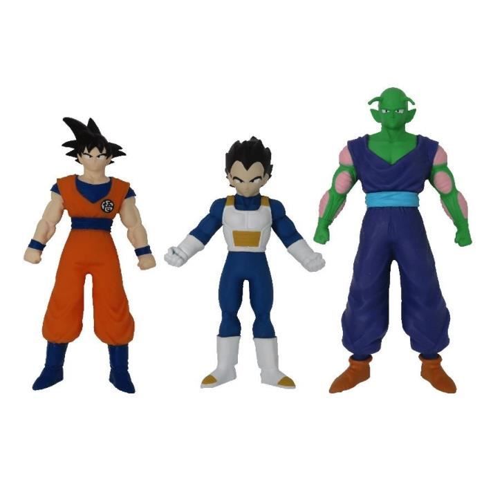 figurine extensible dragon ball - pack de 3 - monster flex