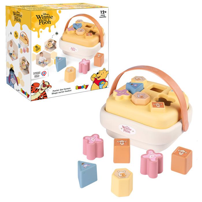 Panier Des Formes Smoby Winnie lourson 8 formes Dès Fabriqué en France