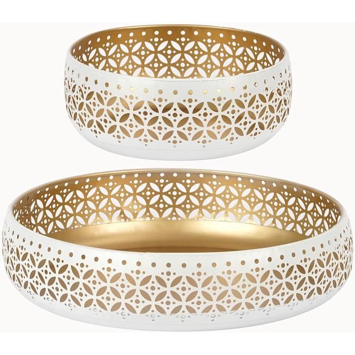 Lot De 2 Corbeilles à Fruits Suspendues WELDUN | Support Banane Inclus | Rangement Cuisine Mural
