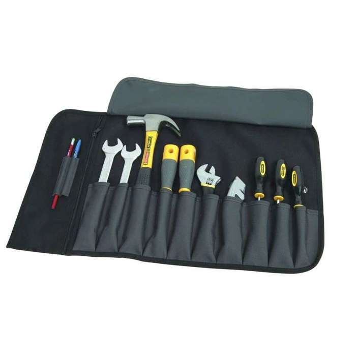 Trousse à outils Stanley - Rouleau de poche de 12 outils 1-93-601 - Toile en nylon 300 x 300 deniers