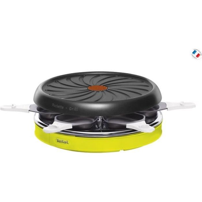 TEFAL RE128O12 Appareil à raclette Colormania 6 personnes - Vert