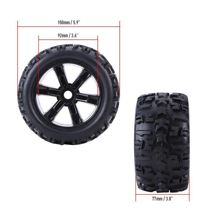 Pneus de roue de voiture 2 pièces brillants et résistants à la rouille Pneus de roue de voiture 2 pièces brillants et résistants à la rouille