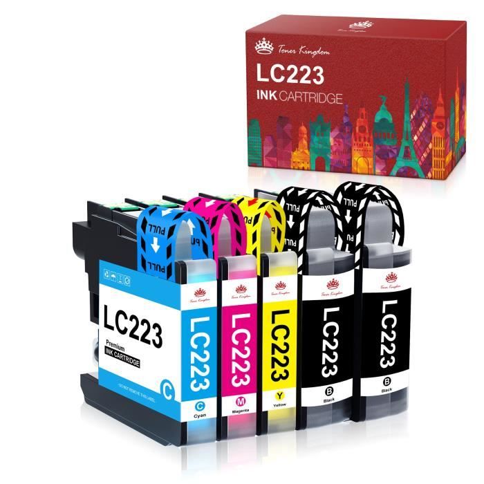 Cartouche D'encre Compatible Brother MFC J4620DW - LC223 XL Cyan - Jet D'encre - Neuve