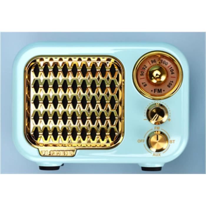 Radio Portable Mini Radio de Poche avec Haut-Parleur FM/AM Numérique Stéréo DSP Récepteur avec