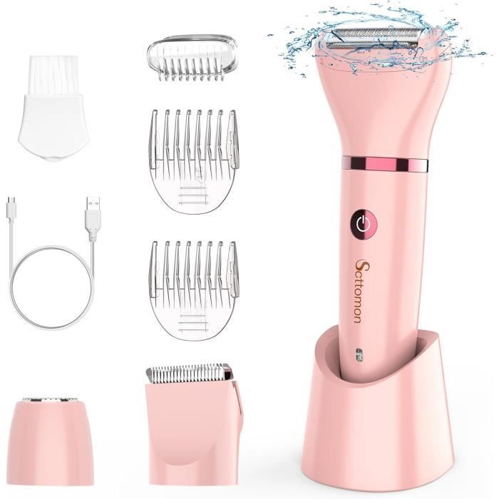 Rasoirs Électriques Femme Electric Bikini Trimmer Shaver Set For Women