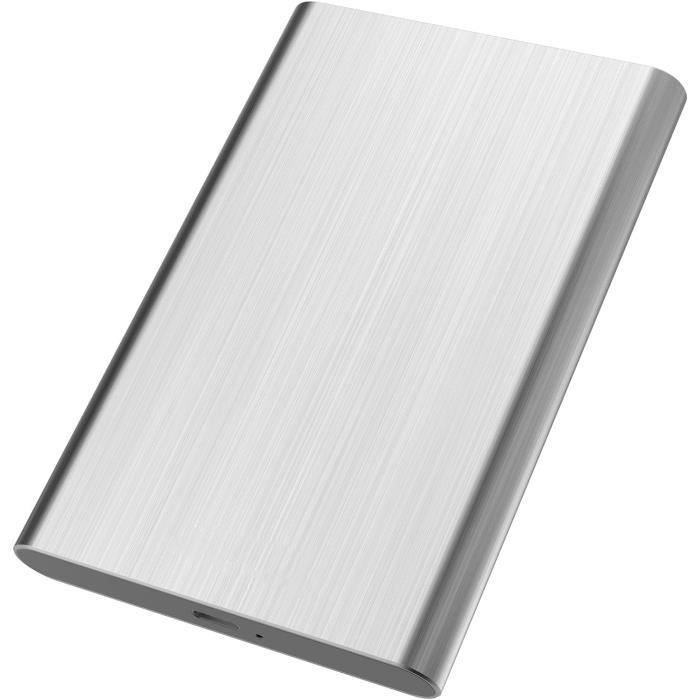 Disque Dur Externe Highwind 2To USB - Portable Et Ultra Fin En Aluminium | Pour PC, Mac, TV