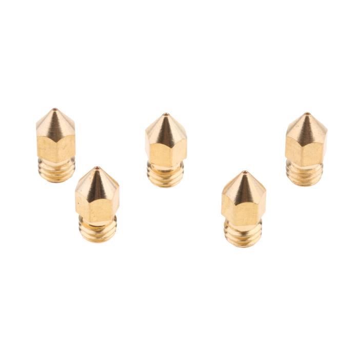 EuAcesry 20 PCS Buses Imprimante 3D Laiton - Lot 0.4mm 0.2mm 0.6mm 0.8mm 1.0mm
