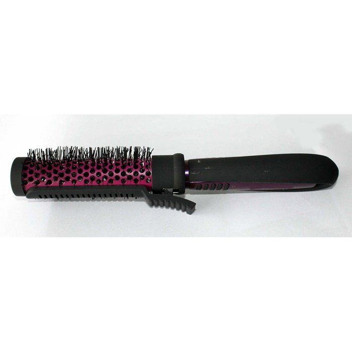 Meilleurs prix pour Brosse pour brushing avec clip de lissage - VitaEasy 3,6 cm Noir