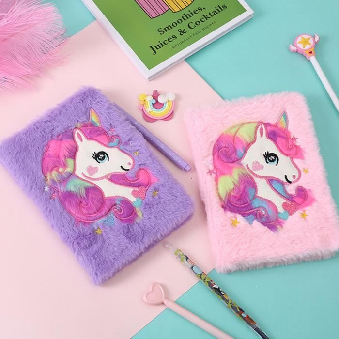Lot 2 Carnets Lapin Peluche – Journal Intime Doux, 11x8,5x2 Cm, Portable, Idéal Pour Fille Écriture Et Dessin